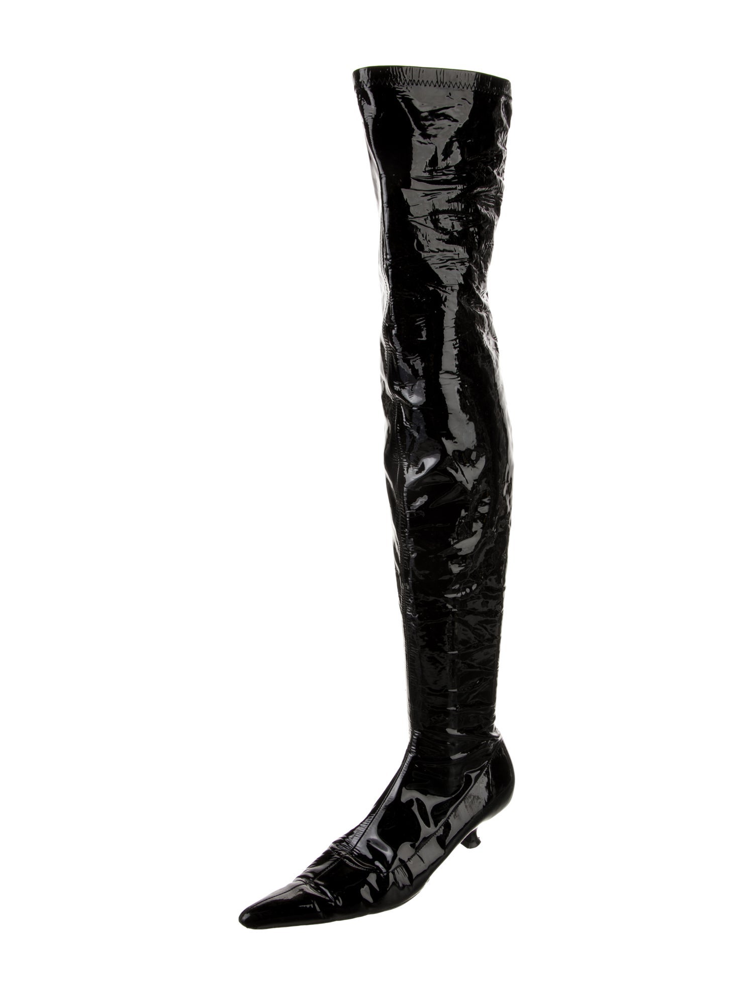 Khaite Patent Leather Boots
