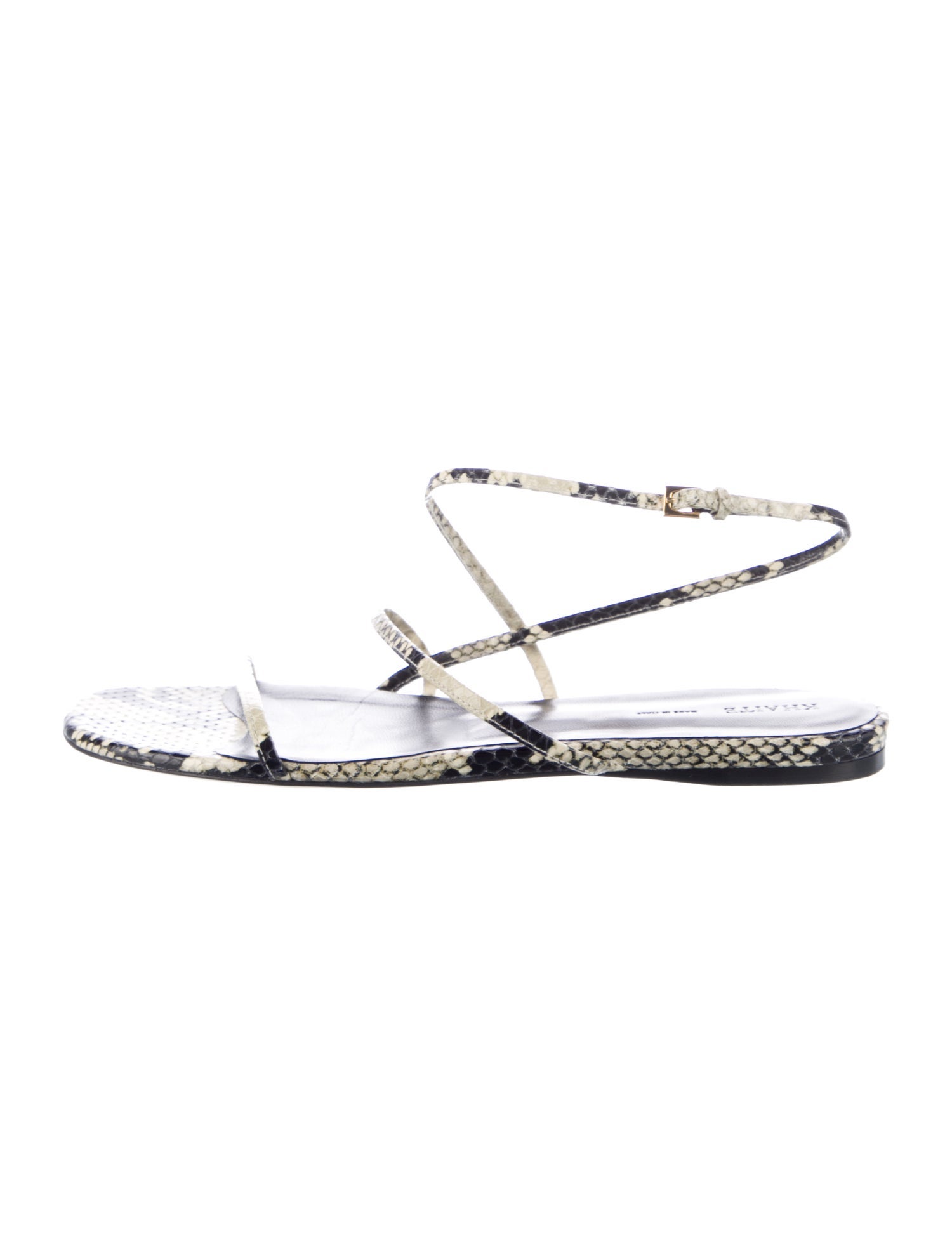 Khaite Leather Printed Sandals