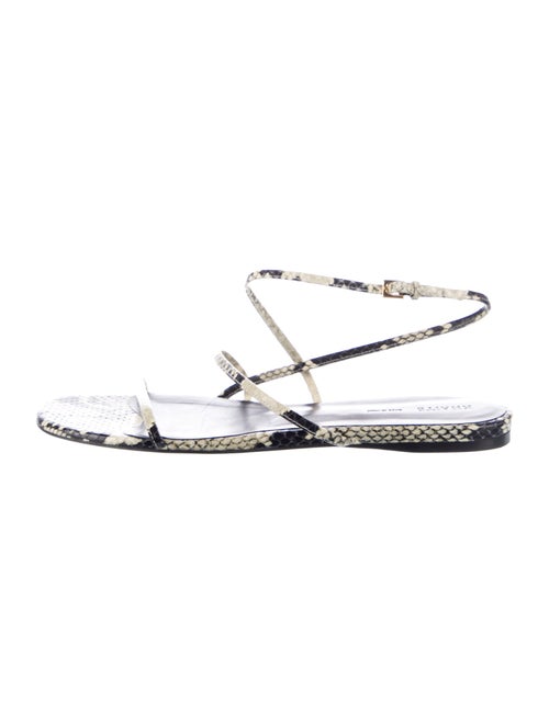 Khaite Leather Printed Sandals