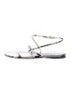 Khaite Leather Printed Sandals