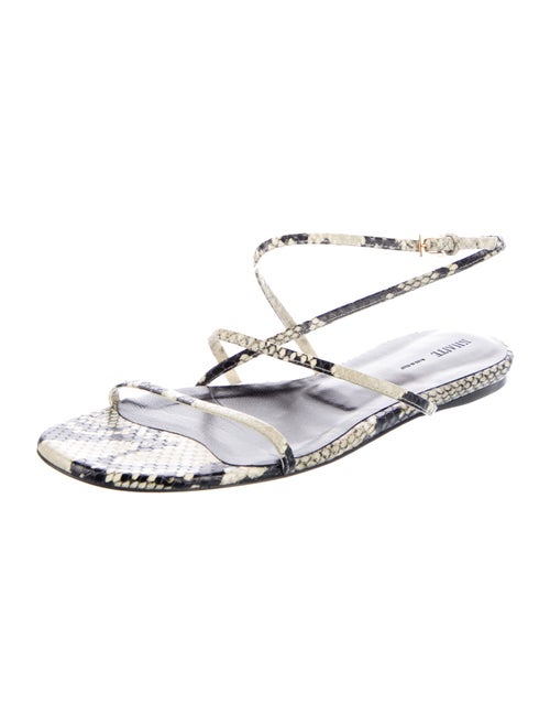 Khaite Leather Printed Sandals