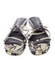 Khaite Leather Printed Sandals