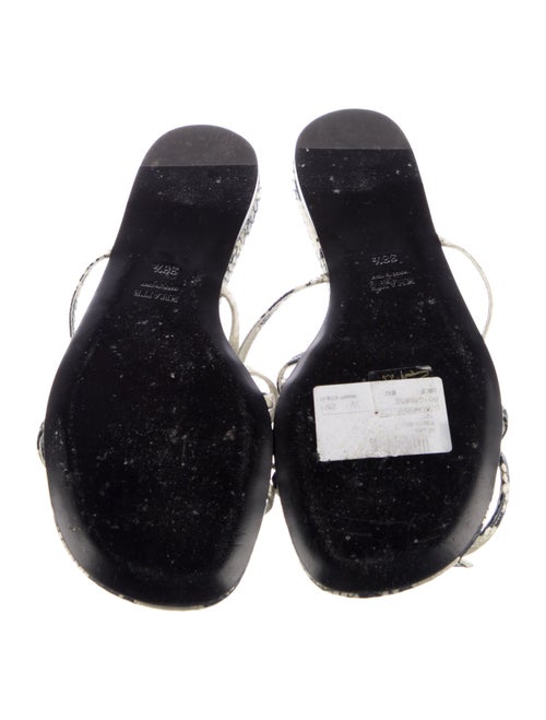 Khaite Leather Printed Sandals