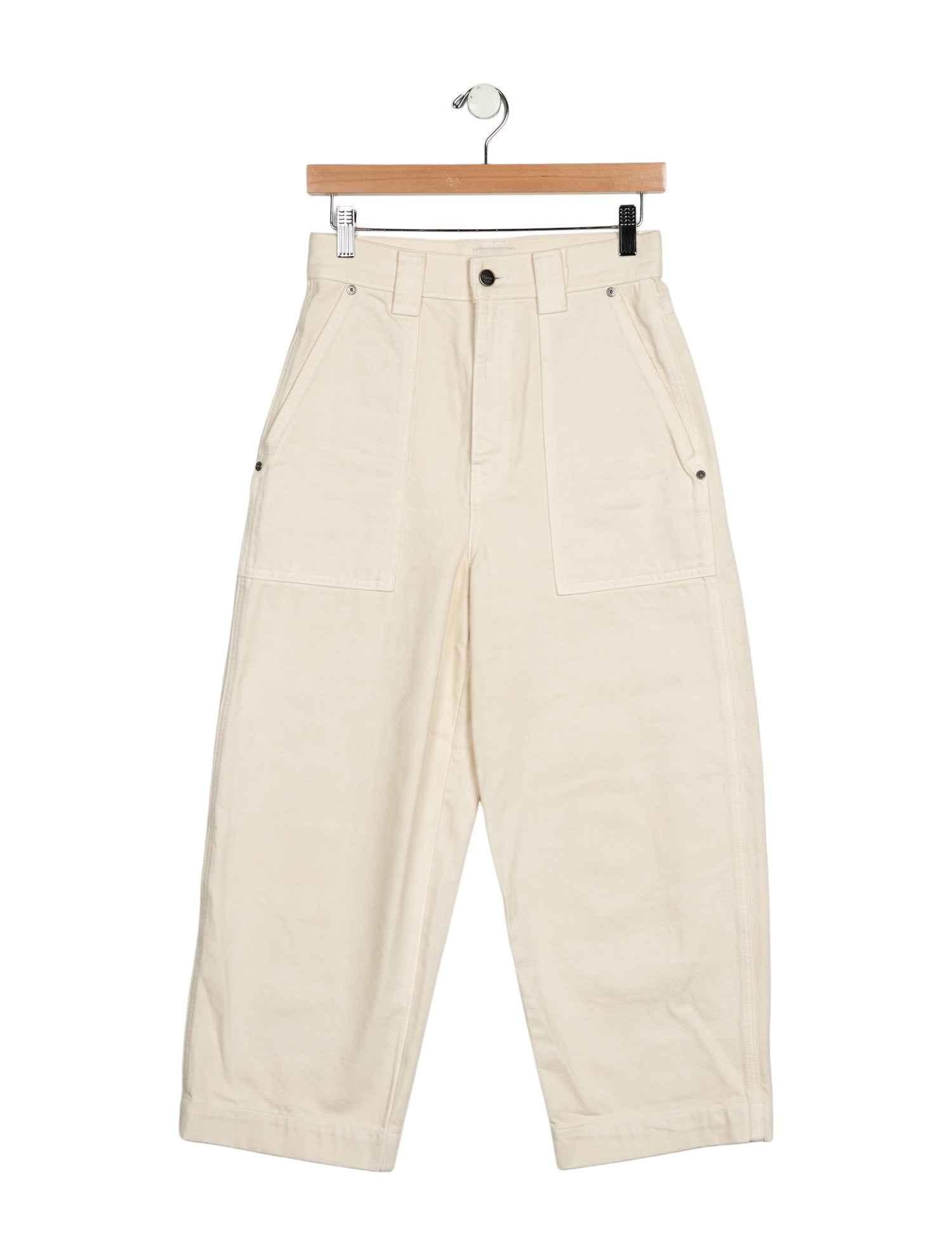 Khaite High-Rise Wide Leg Jeans