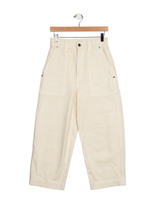 Khaite High-Rise Wide Leg Jeans