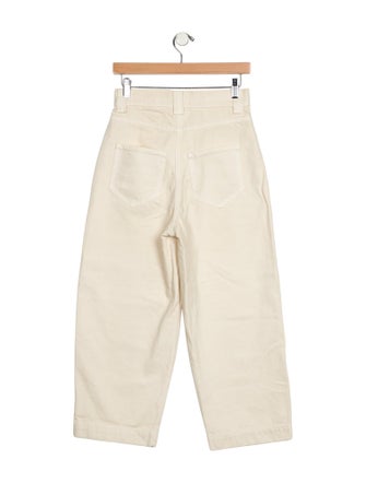 Khaite High-Rise Wide Leg Jeans