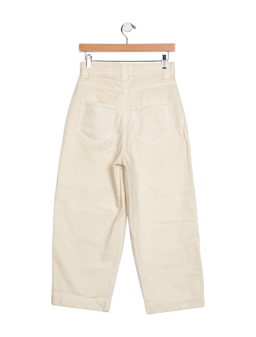 Khaite High-Rise Wide Leg Jeans