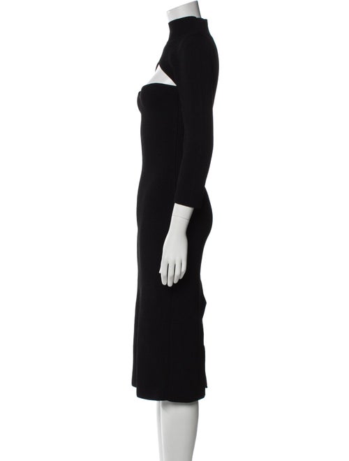 Khaite Turtleneck Midi Length Dress
