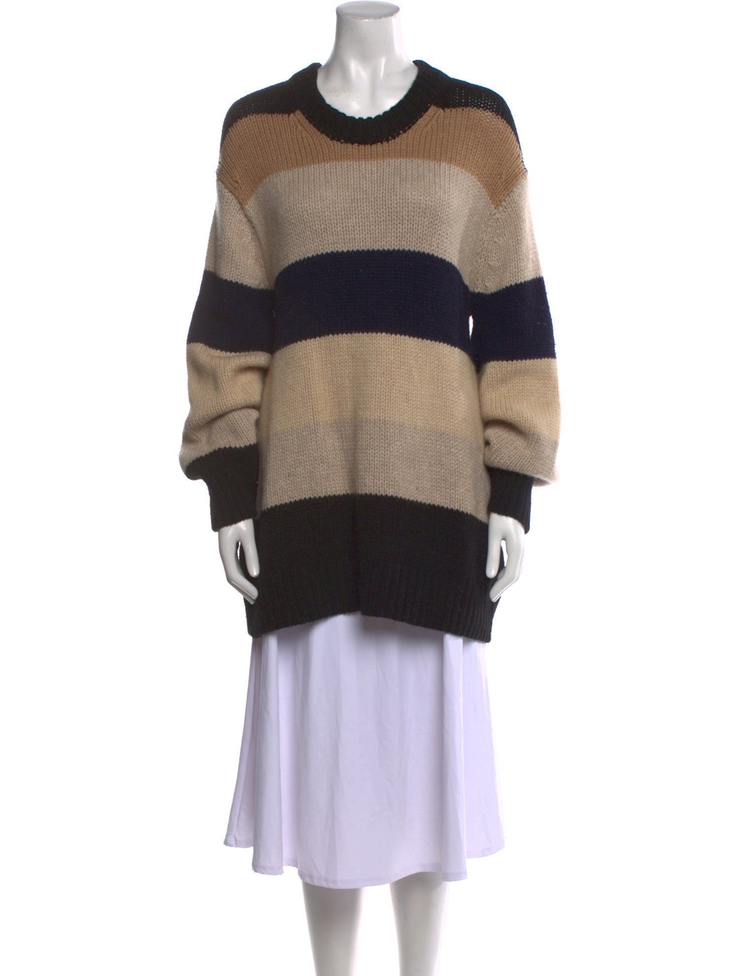 Khaite Cashmere Striped Sweater