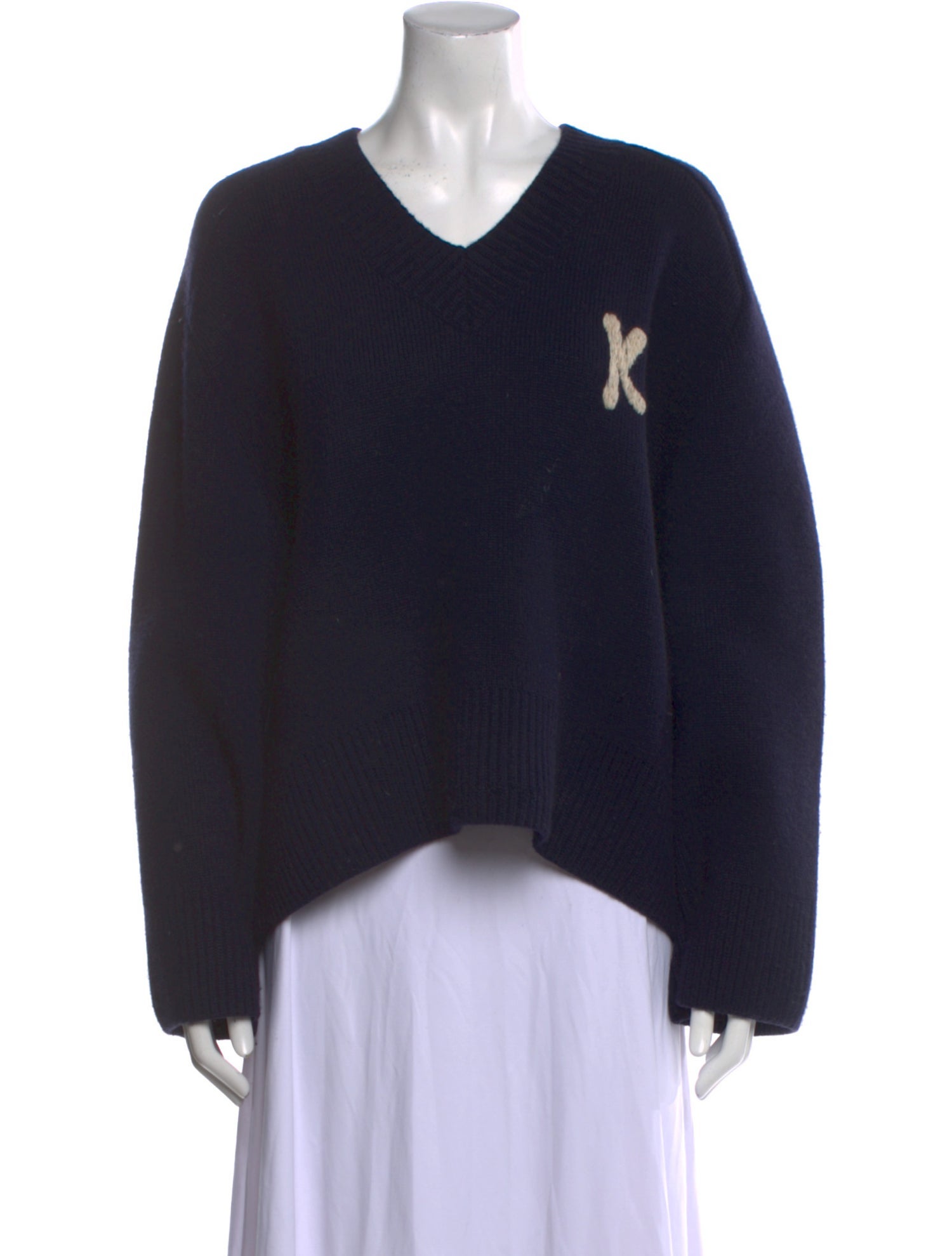 Khaite Cashmere Graphic Print Sweater