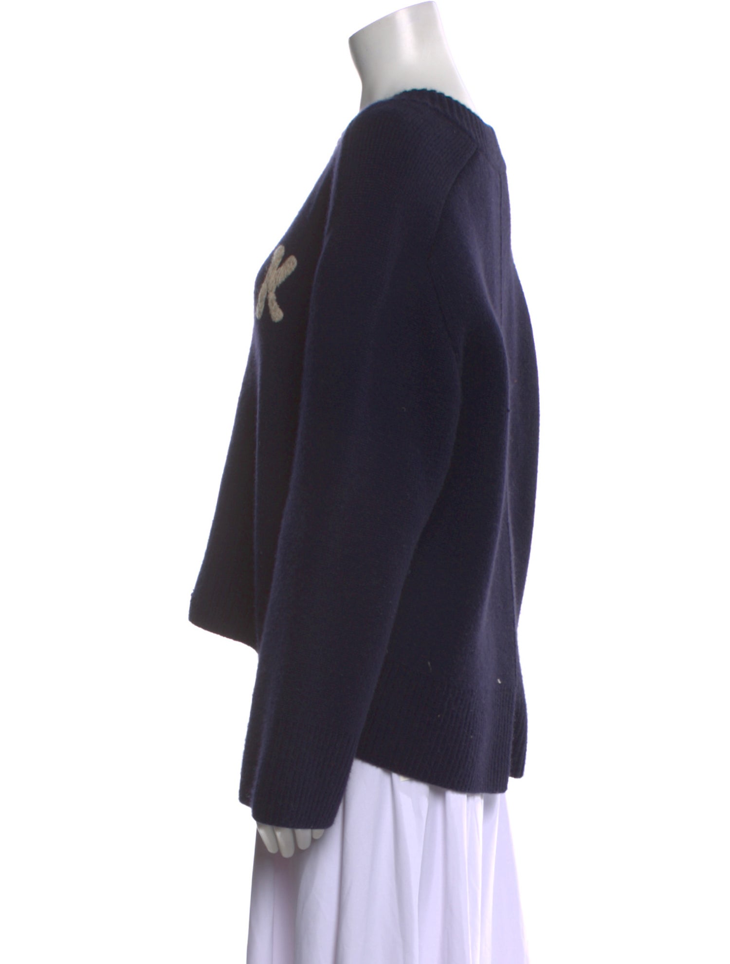 Khaite Cashmere Graphic Print Sweater