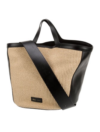 Khaite Raffia Bucket Bag