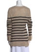 Khaite Cashmere Striped Sweater