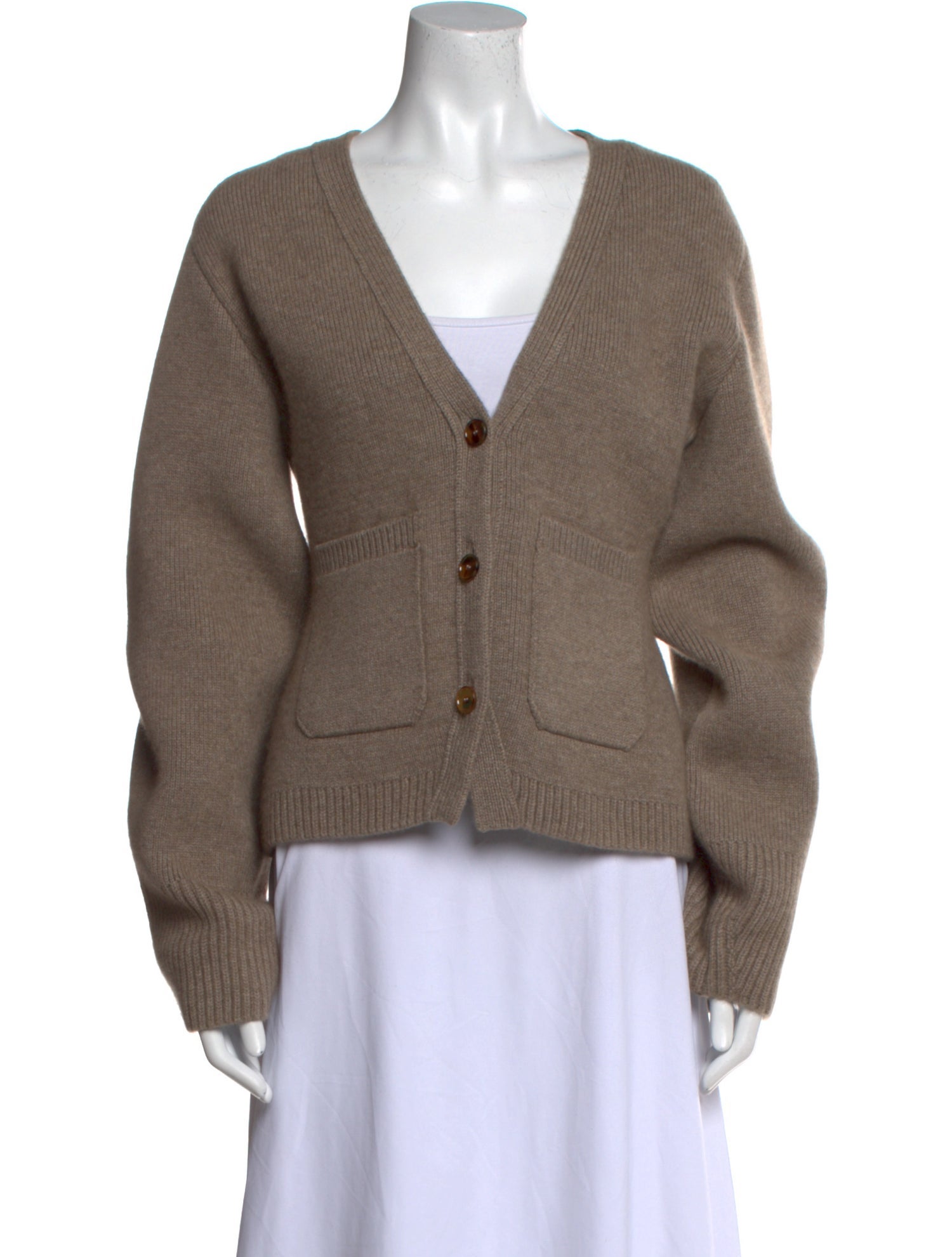 Khaite Cashmere V-Neck Sweater