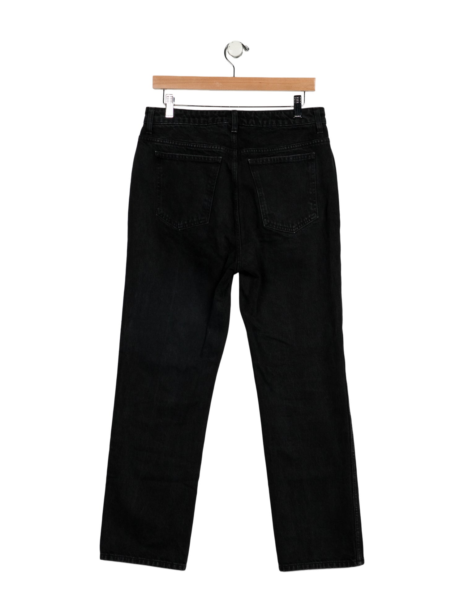 Khaite High-Rise Straight Leg Jeans