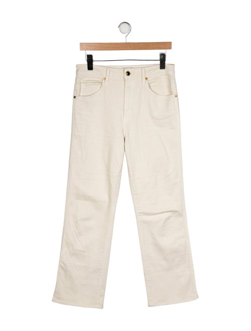 Khaite High-Rise Wide Leg Jeans