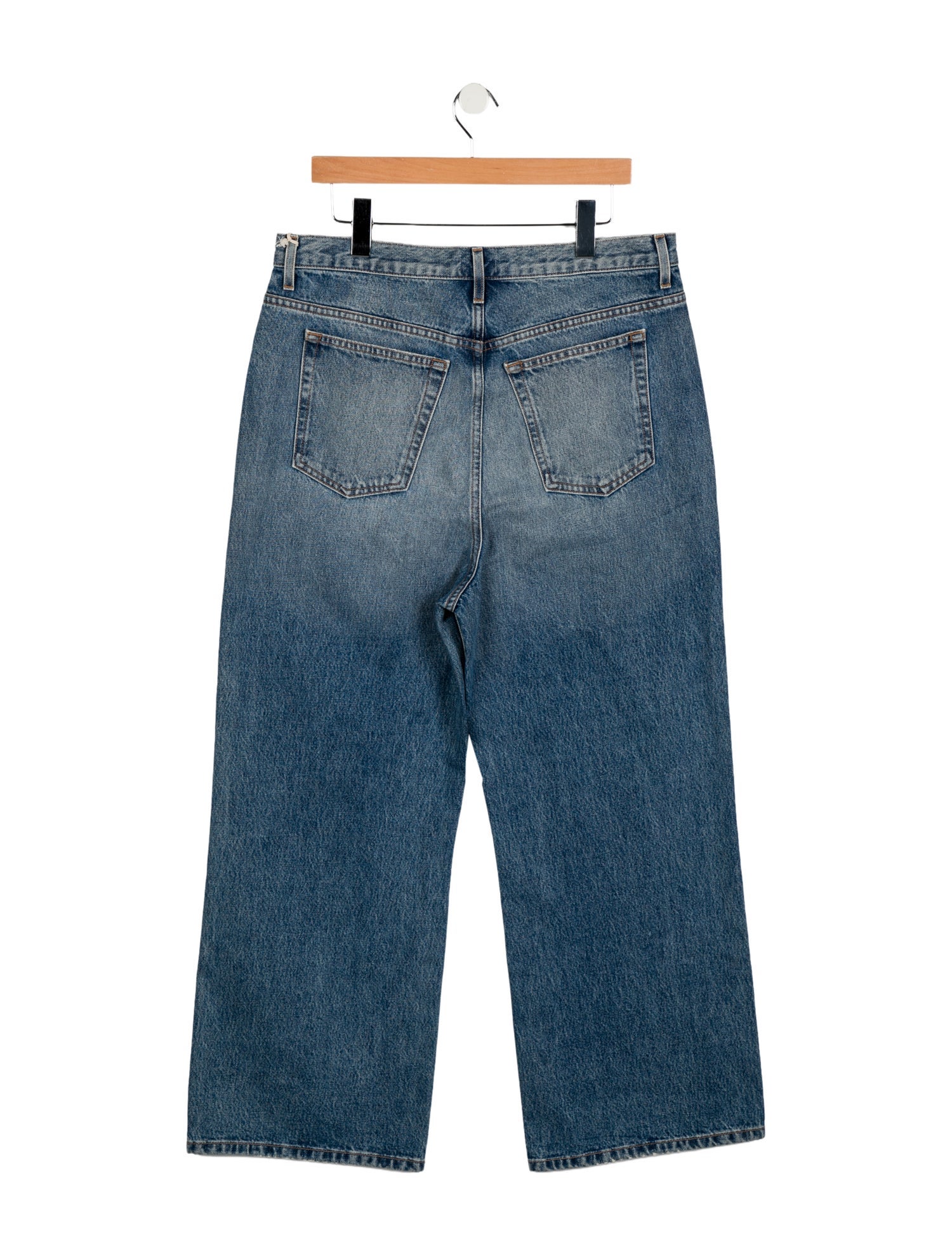 Khaite High-Rise Wide Leg Jeans w/ Tags