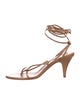 Khaite Leather Sandals