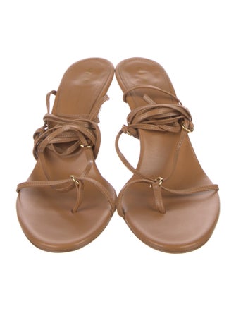 Khaite Leather Sandals