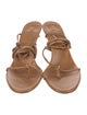 Khaite Leather Sandals