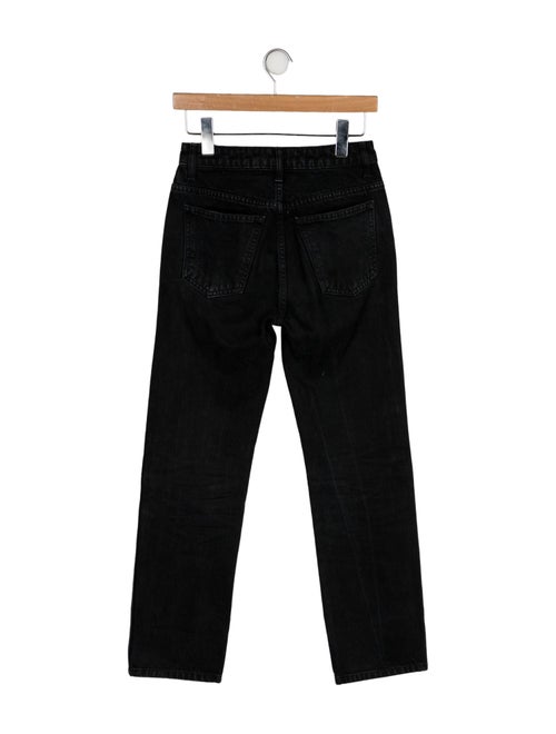 Khaite Mid-Rise Straight Leg Jeans