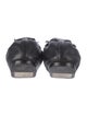 Khaite Leather Bow Accents Ballet Flats
