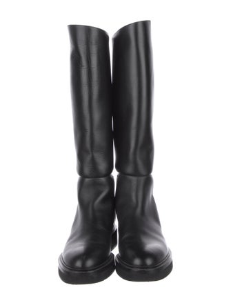 Khaite Leather Riding Boots