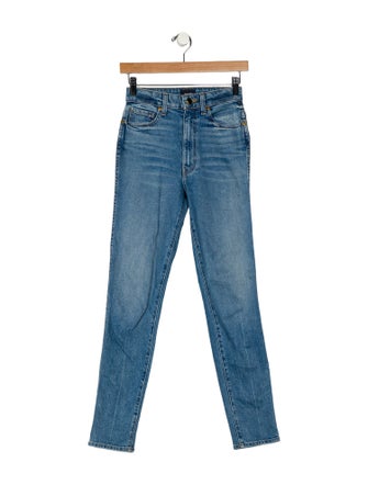 Khaite Mid-Rise Skinny Leg Jeans