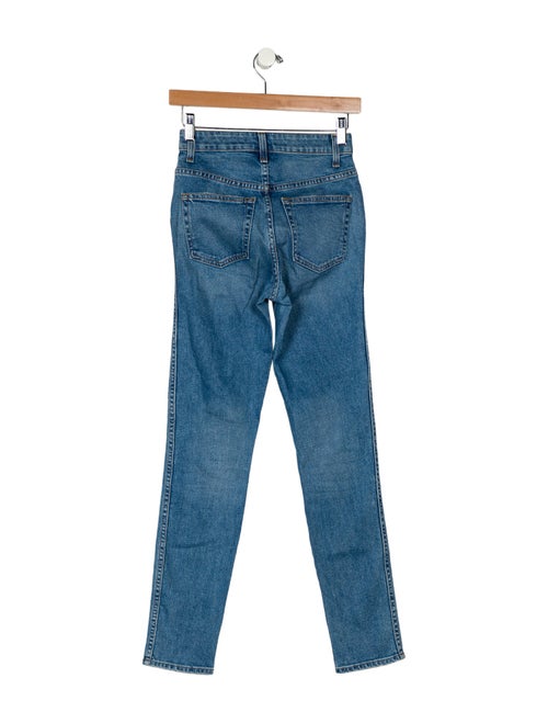 Khaite Mid-Rise Skinny Leg Jeans