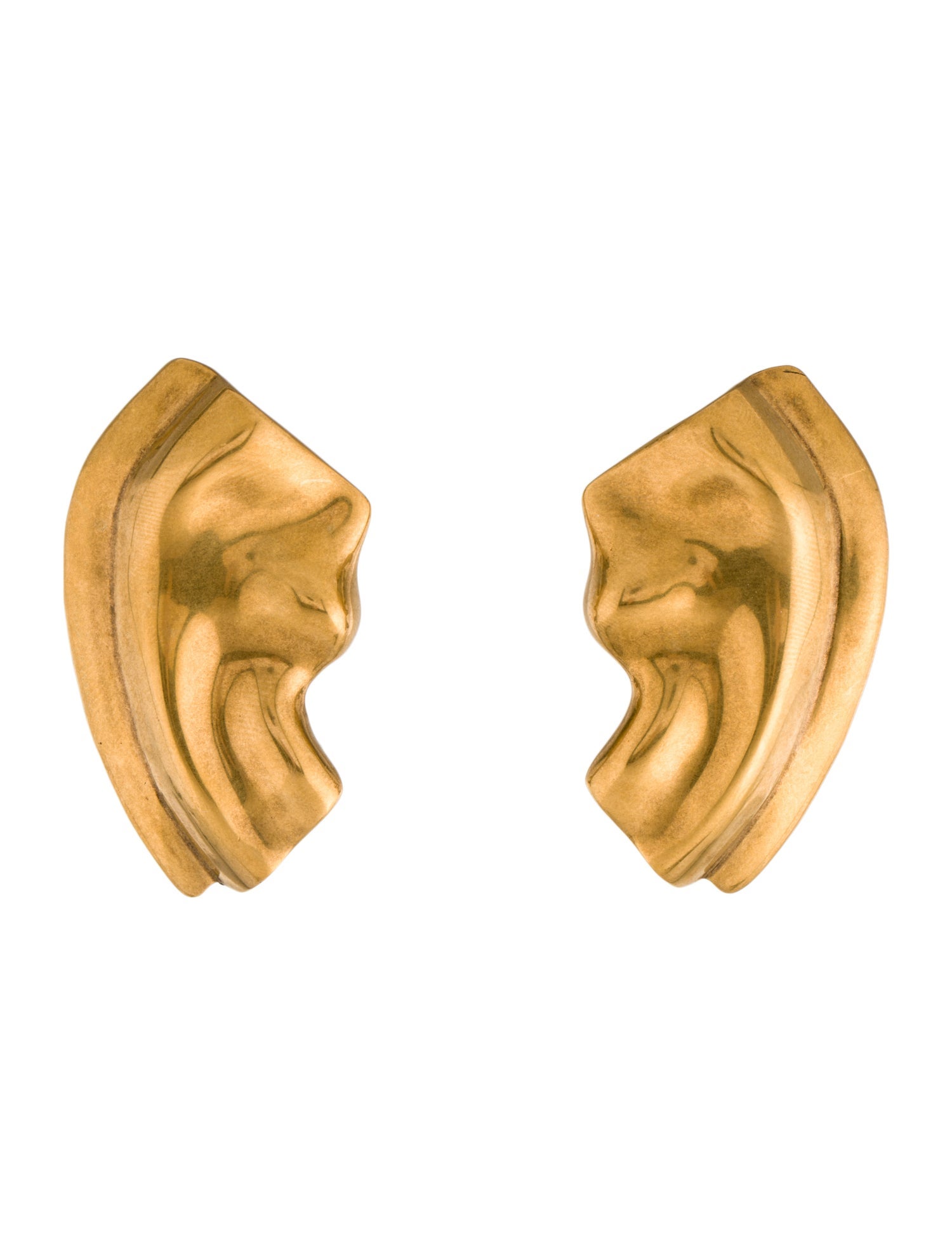 Khaite Amato Biomorphic Stud Earrings