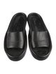 Khaite Leather Slides