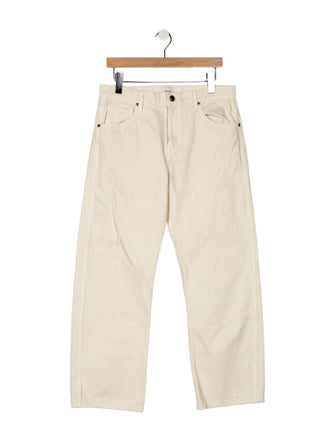 Khaite Mid-Rise Wide Leg Jeans