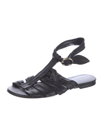 Khaite Leather Gladiator Sandals