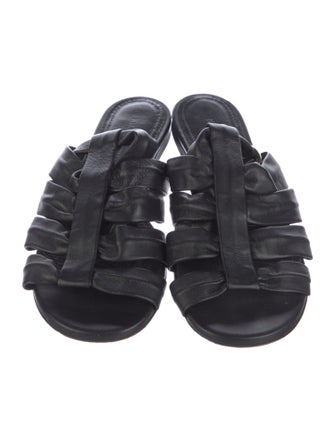 Khaite Leather Gladiator Sandals