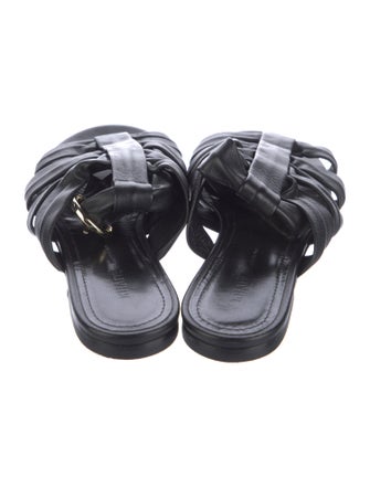 Khaite Leather Gladiator Sandals