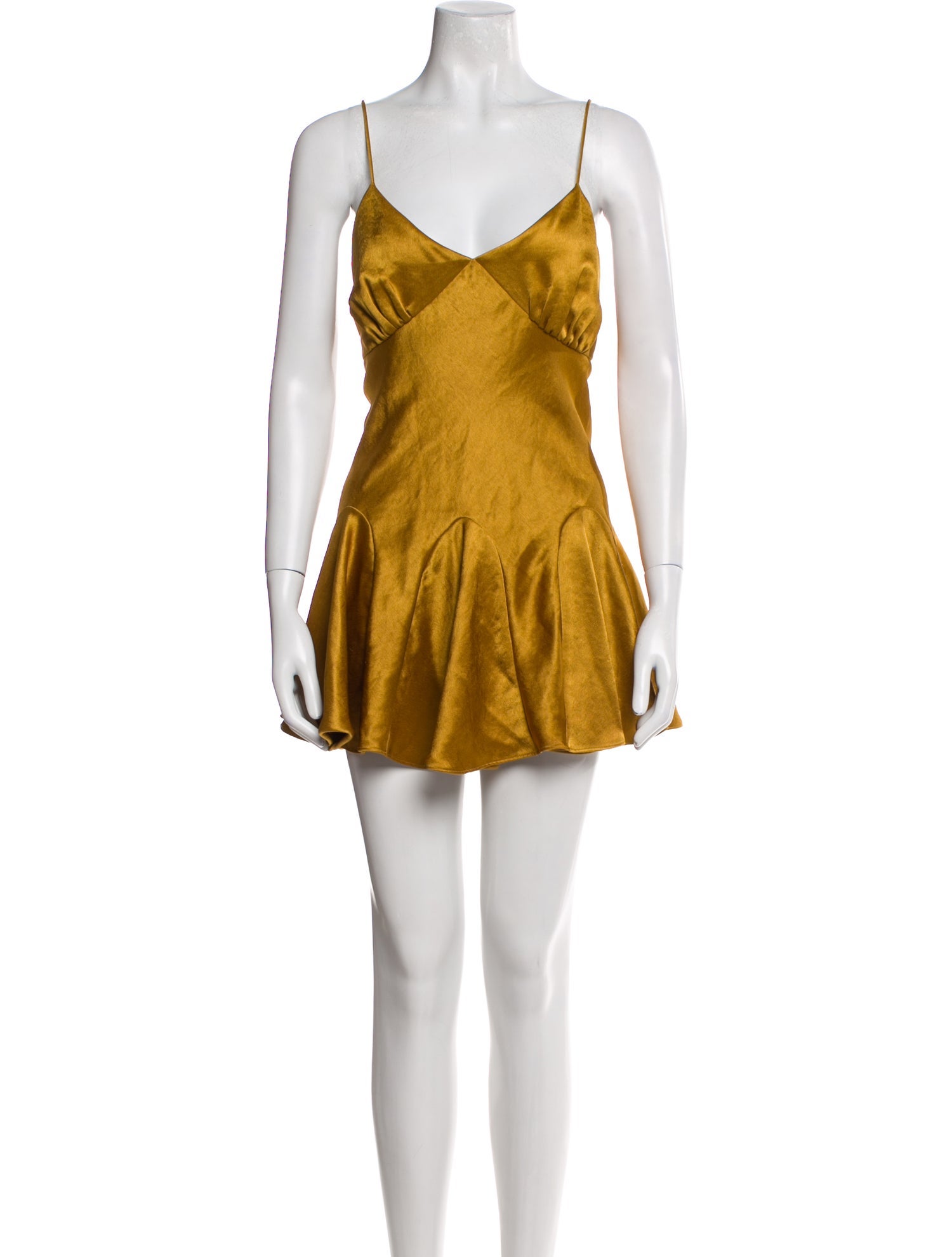 Khaite V-Neck Mini Dress