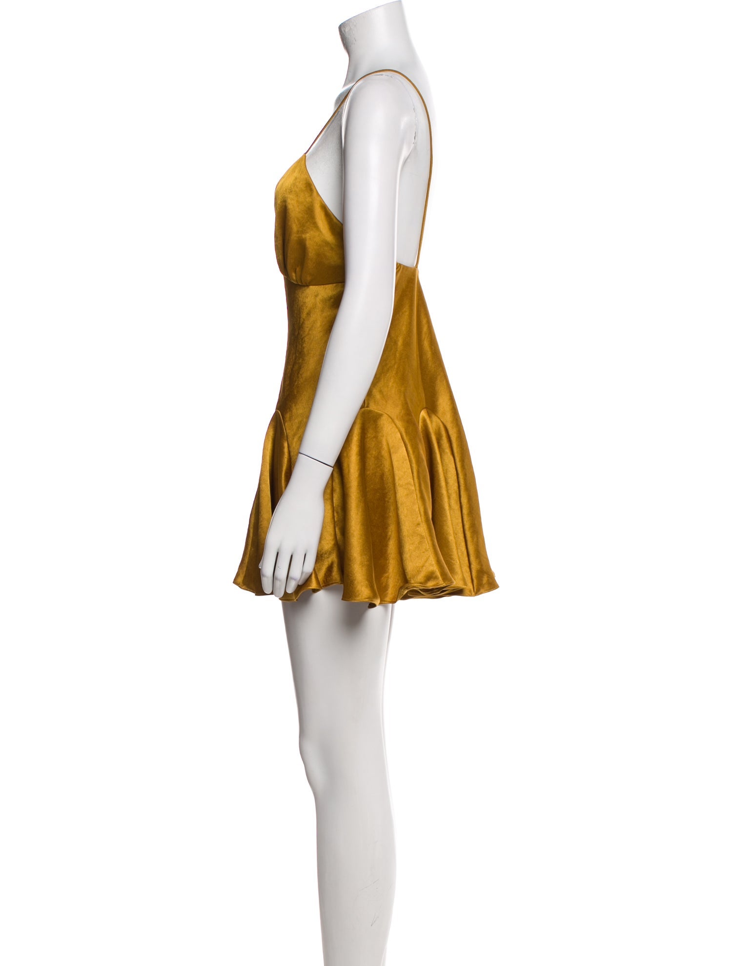 Khaite V-Neck Mini Dress