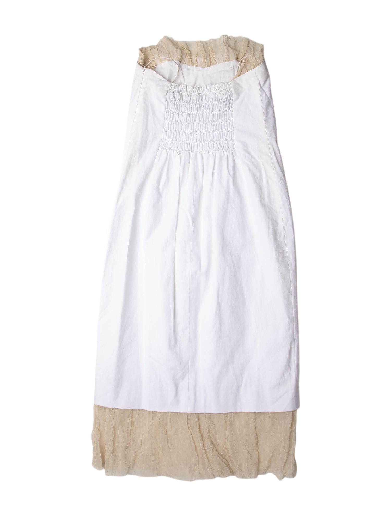 Khaite Strapless Knee-Length Dress