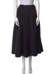 Khaite Pleated Accents Midi Length Skirt