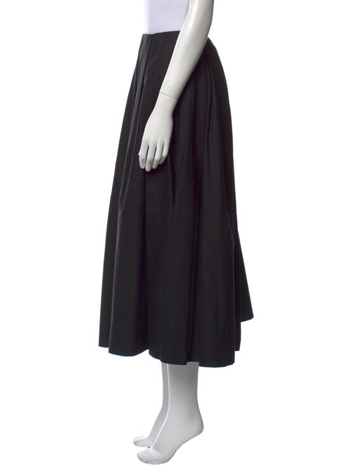 Khaite Pleated Accents Midi Length Skirt