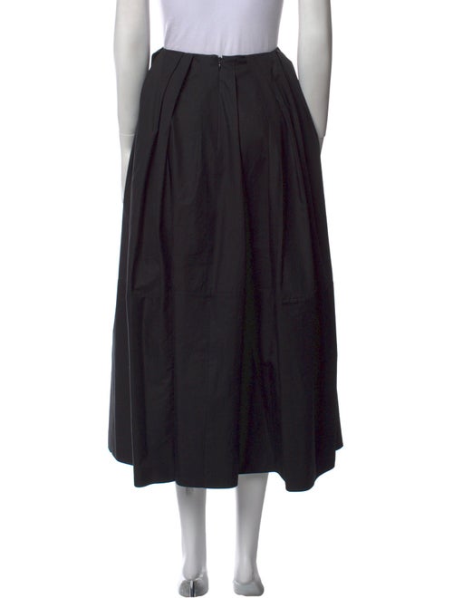 Khaite Pleated Accents Midi Length Skirt