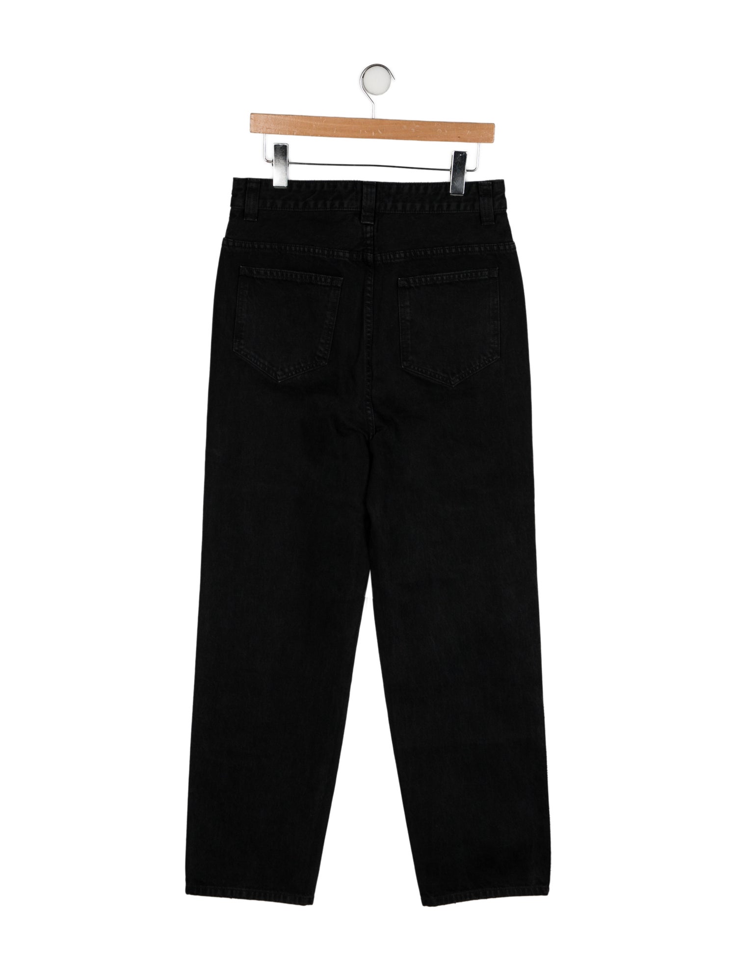 Khaite High-Rise Straight Leg Jeans