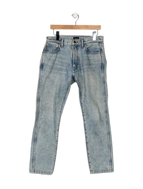 Khaite Mid-Rise Straight Leg Jeans