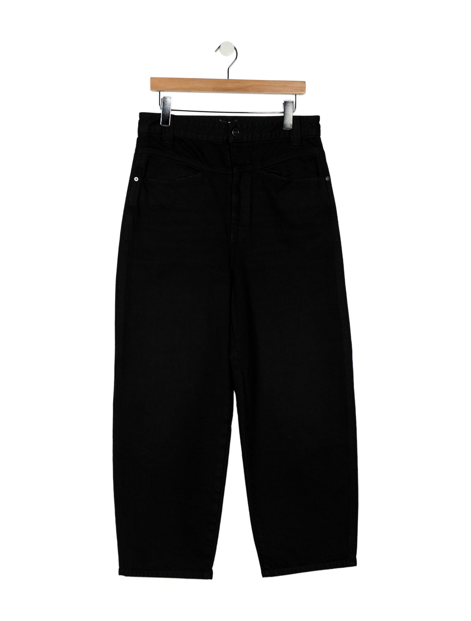 Khaite High-Rise Wide Leg Jeans