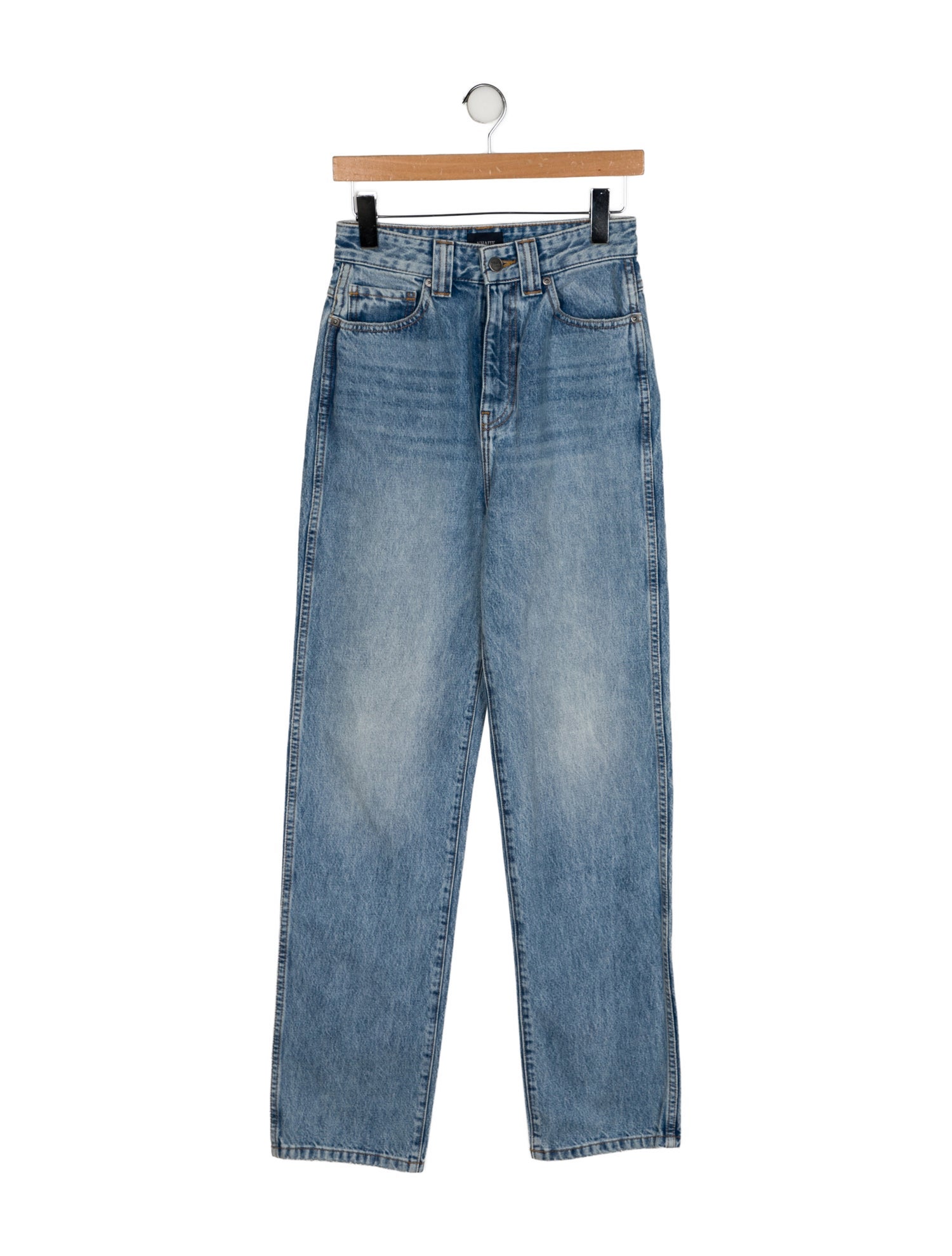 Khaite High-Rise Straight Leg Jeans w/ Tags