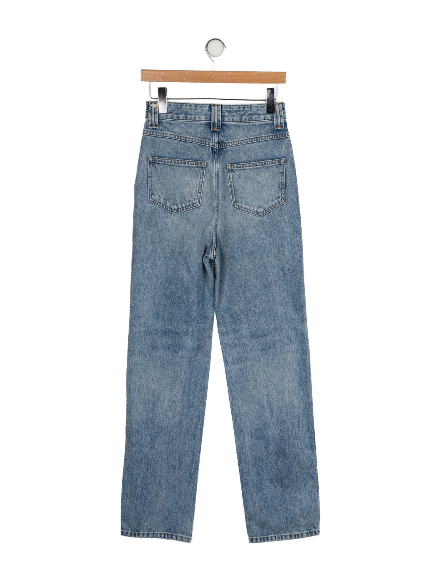 Khaite High-Rise Straight Leg Jeans w/ Tags
