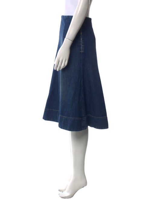 Khaite Pleated Accents Knee-Length Skirt