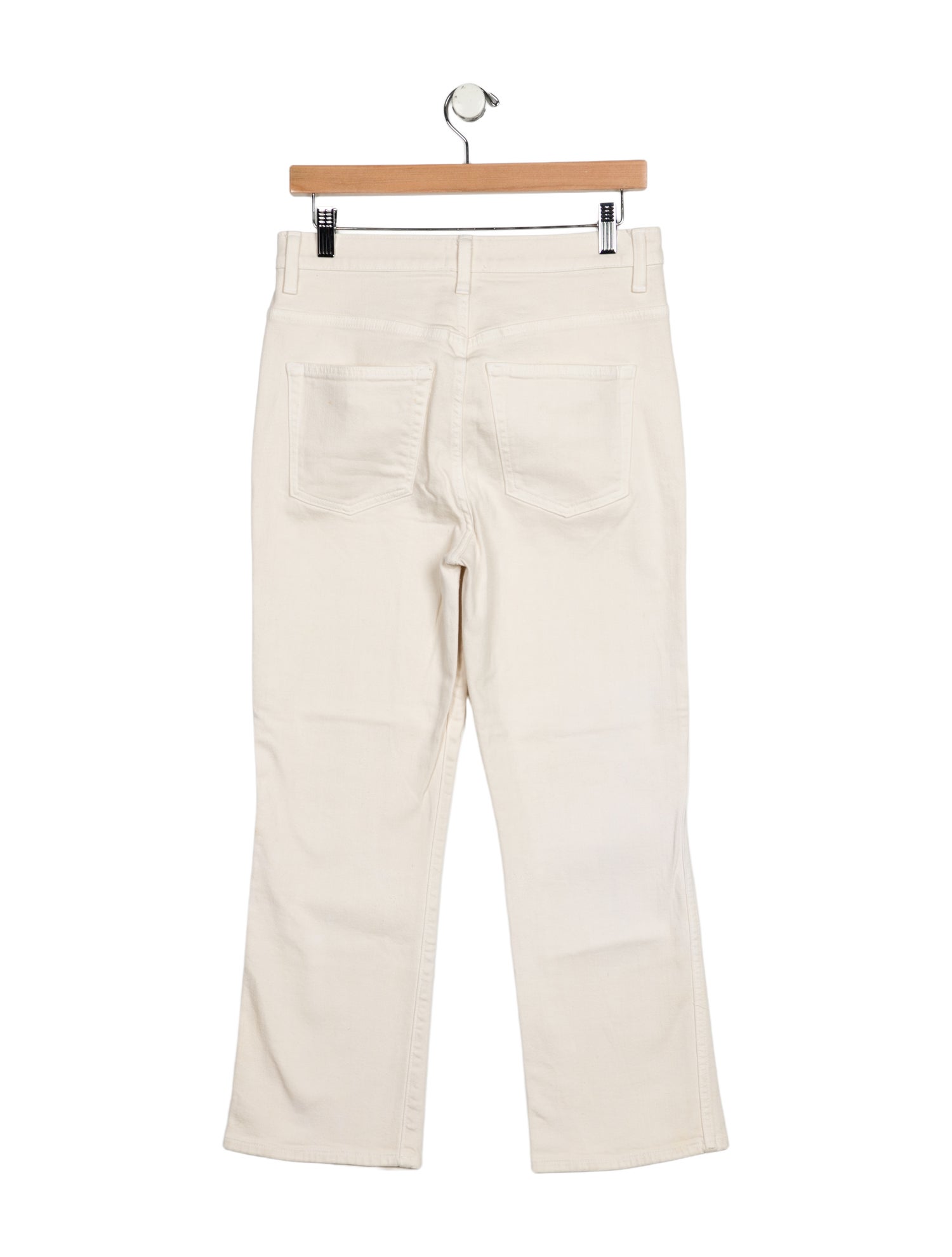 Khaite High-Rise Straight Leg Jeans