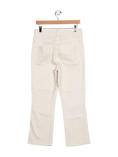 Khaite High-Rise Straight Leg Jeans