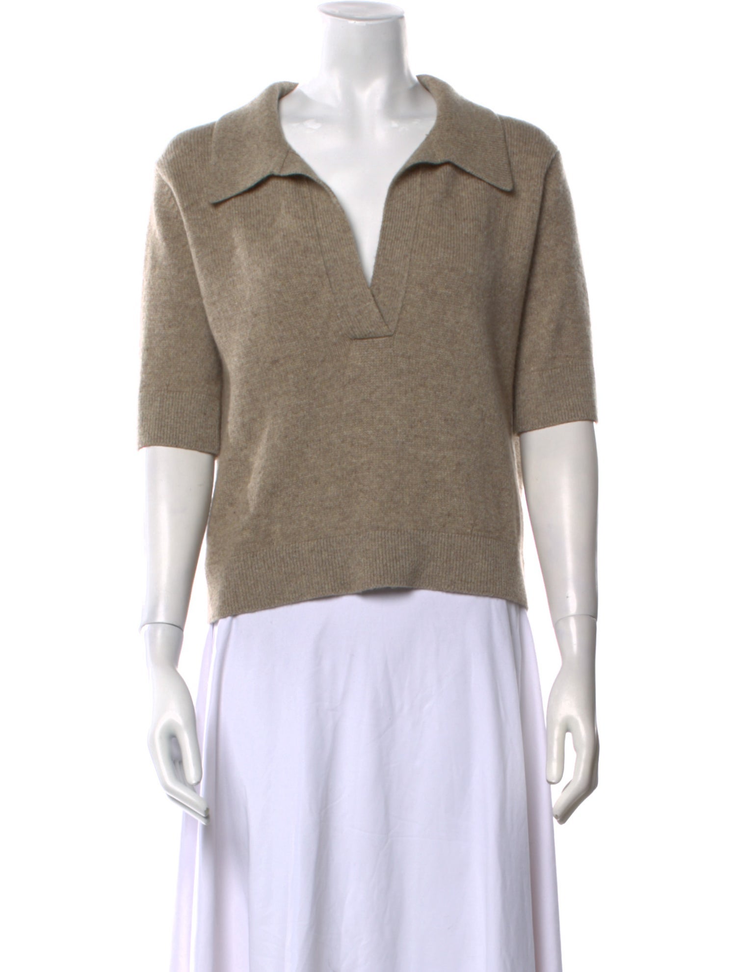 Khaite Cashmere V-Neck Sweater